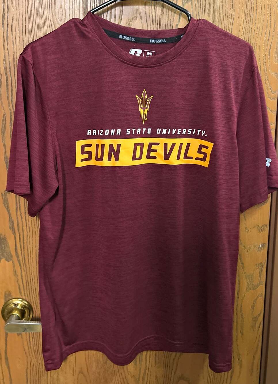 Russell Arizona State University Sun Devils Maroon Performance T-Shirt